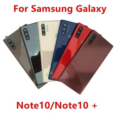Note10 Housing For Samsung Galaxy Note 10 Plus N970 N975 Battery Back Cover Repair Replace Door Rear + Logo Camera Lens