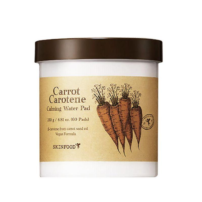 SKINFOOD Carrot Carotene Calming Water Toner Pads 60 Pads