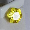 Natural Yellow Sapphire Fancy Hexagon Cut 12 Ct Fabulous Certified Gemstone