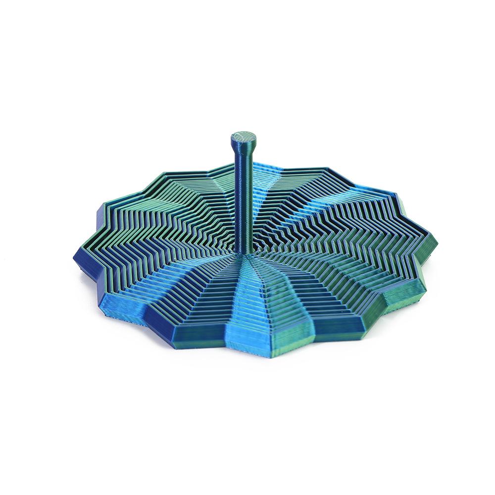Polygonal Radish Tower: 3D Printed Foldable Star Tower Educational Toy for Kids