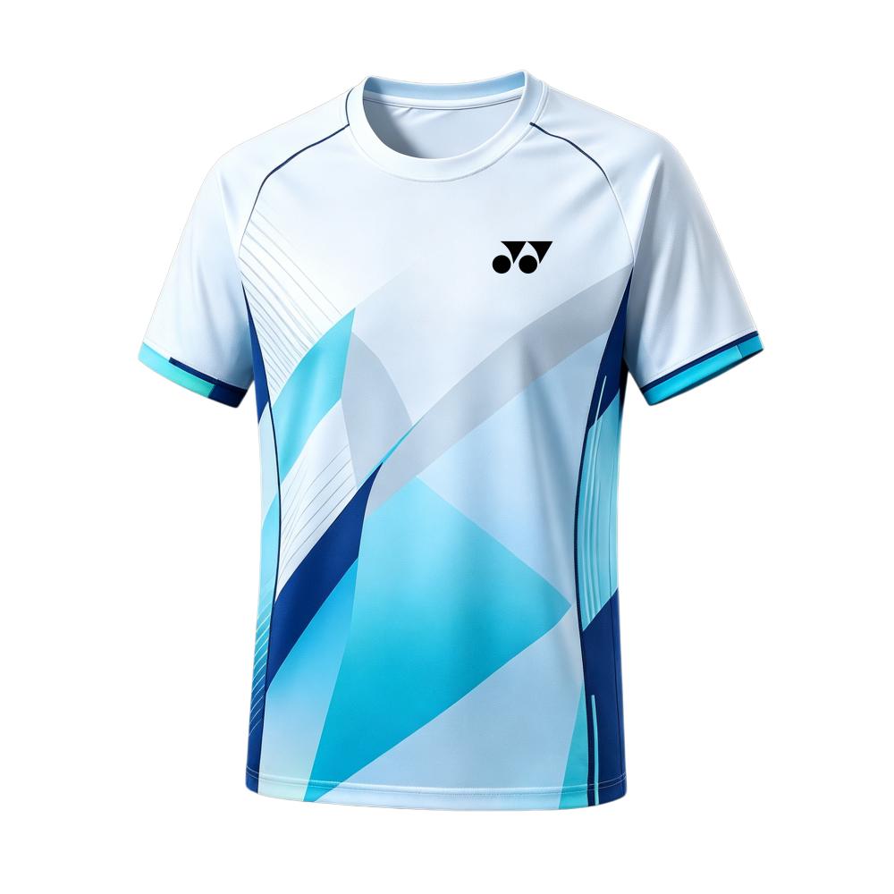 Yonex Badminton Shirt For Men Quick Dry Gradient Running Shirt