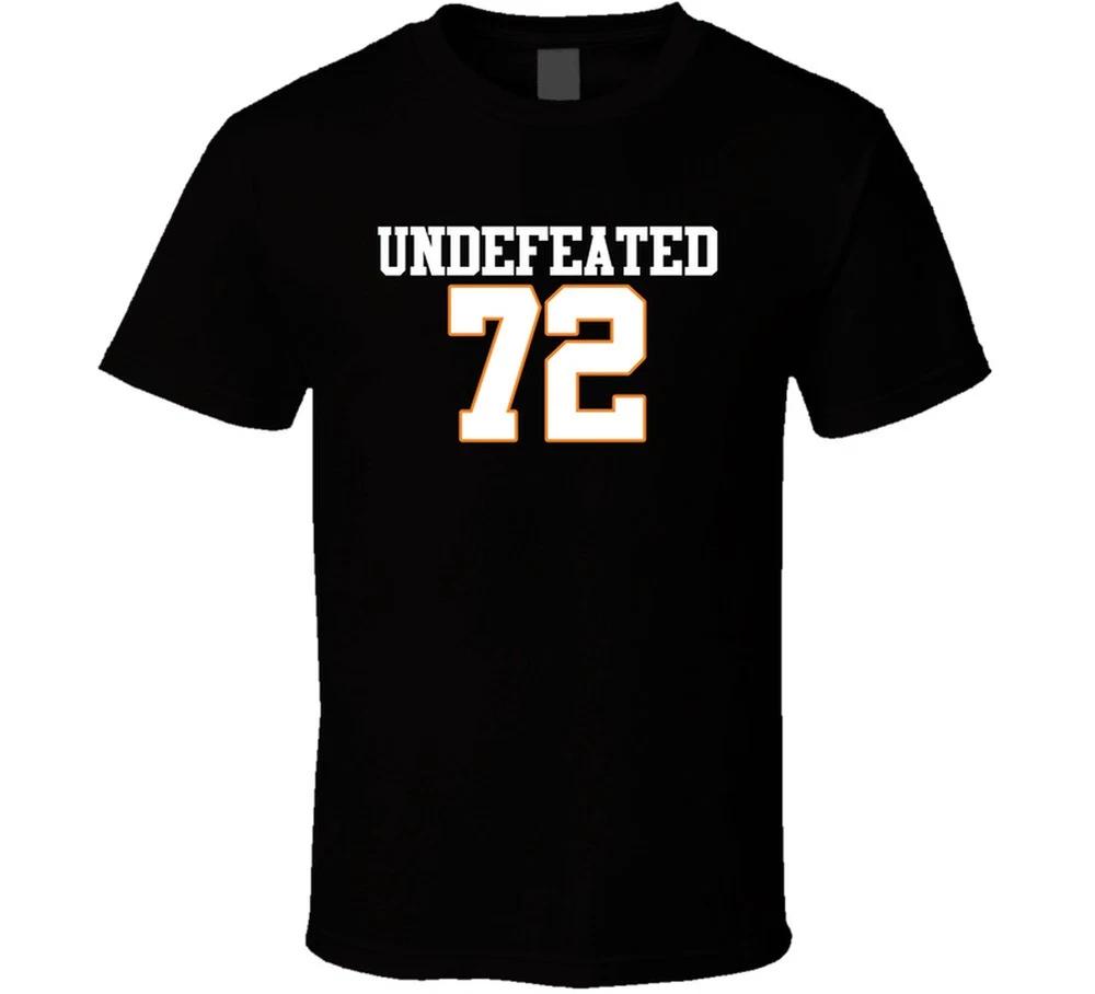 Undefeated 72 Miami Football Fan T Shirt S