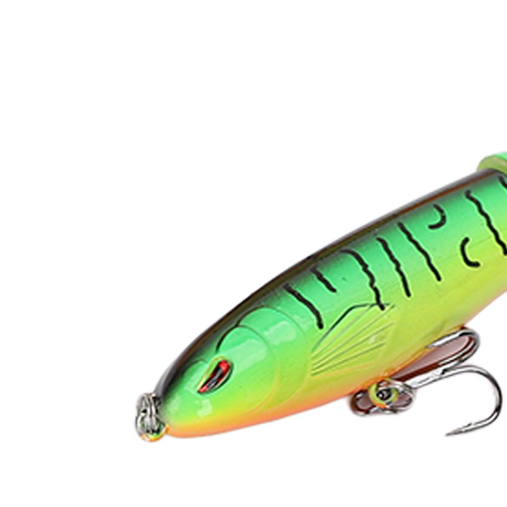 4 STÜCKE 13g Bleistift Schwimmender Köder Propellerstruktur Realistischer Köder Propeller Wasseroberflächen Traktor zum Angeln