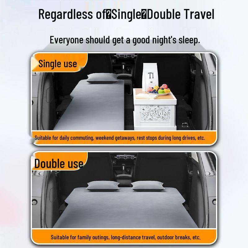 Honda XRV Inflatable Car Mattress: Trunk Leveling, Bed & Sleeping Mat for SUV Camping.