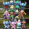 12 pezzi/set Anime Stitch scrump Lilo Personaggi Figura in Vinile Modello Giocattoli