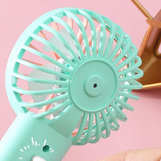 USB Rechargeable Mini Handheld Fan Speed Adjustable Summer Cooling Fan Quiet Portable Travel Outdoor Small Personal Fan