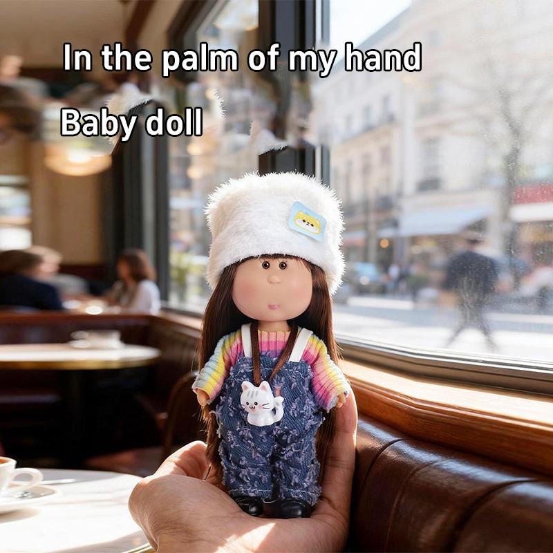 Mini Potato Doll Diy Dress Up Doll With Hanging Rope Girl Bag Pendant Keychain Home Decoration Pendant  Gifts Car Pendant