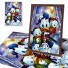 5D DIY Diamond Art Painting Kits for Adults, Donald Duck and His Friends Full Round Crystal Diamond Kits for Beginner for Home Wall Decorate