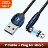 Magnetický kabel Toocki Rychlé nabíjení Micro USB Type C Kabel pro iPhone Samsung Xiaomi Magnetická nabíječka pro mobilní telefon Datový kabel
