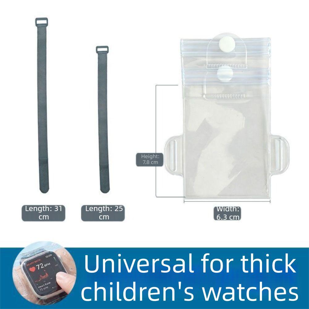 Portable Swim Smartwatch Protector IPX8 Waterproof Children's Watch Seal Bag Drifting