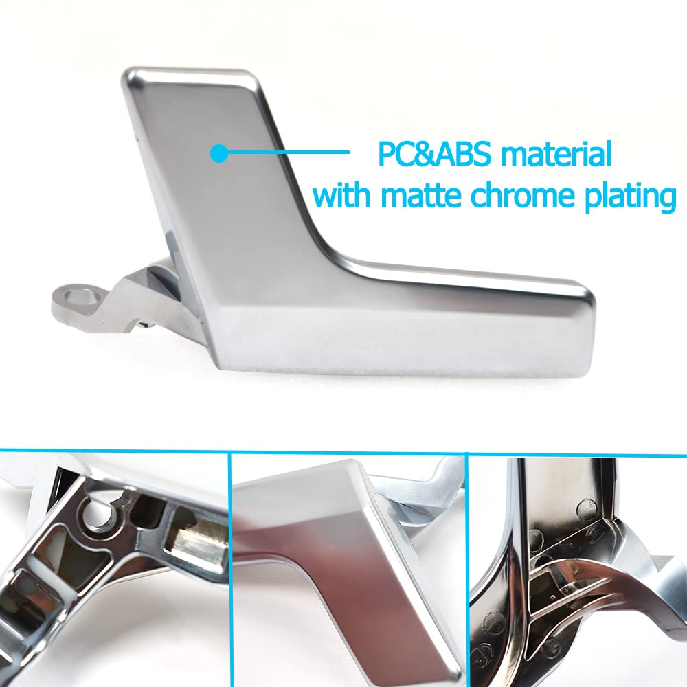 Door Handle W204 X204 Compatible Matte Silver Interior Left Side Replacement for Mercedes Benz C-Class GLK-Class 2008-2015 Car Repair Accessories