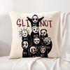 Band S-Slipknot Cushion Cover Summer Coolness Linen Fabric Double-Sided Printing Pillow Case Sofa Home Decor Gift
