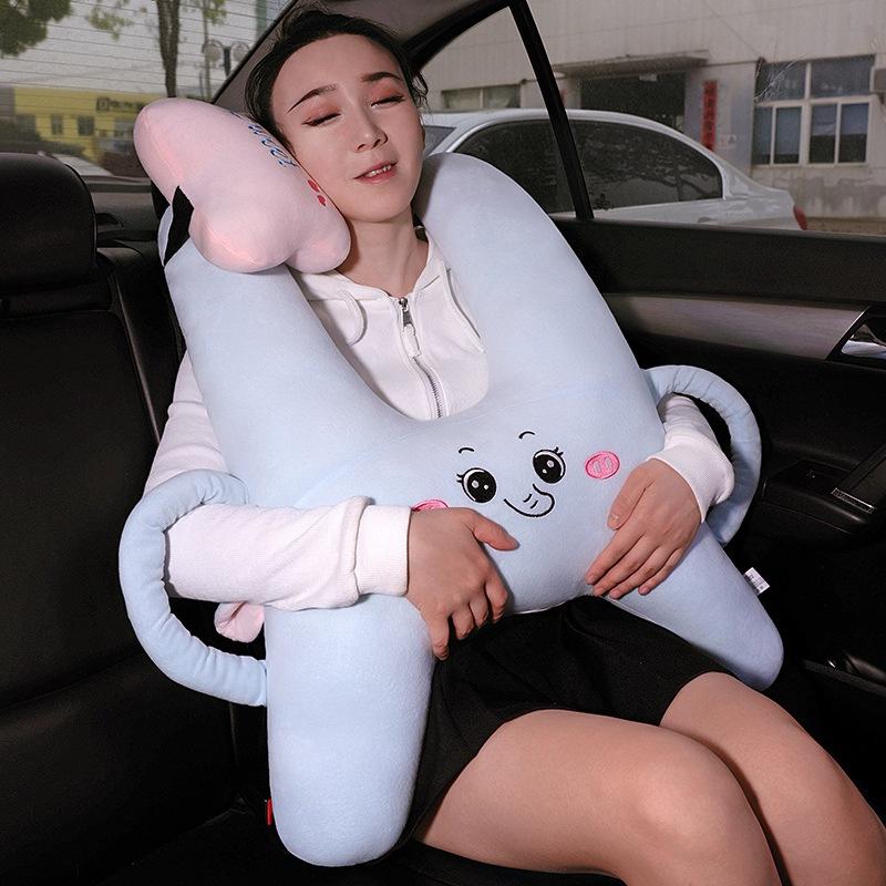 Cartoon Animal Car Neck Pillow Children'S Car Seat Belt Neck Pillow Car Sleeping Artifact Sleeping Pillow