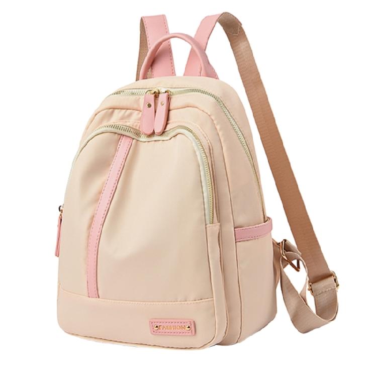 

Convenient School Backpack Oxford Travel Daypack for Various Travel Occasions бежевий