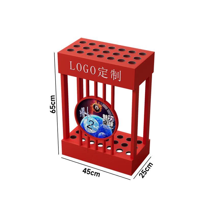 Jundingying 18-Hole Floor-Standing Billiard Cue Rack