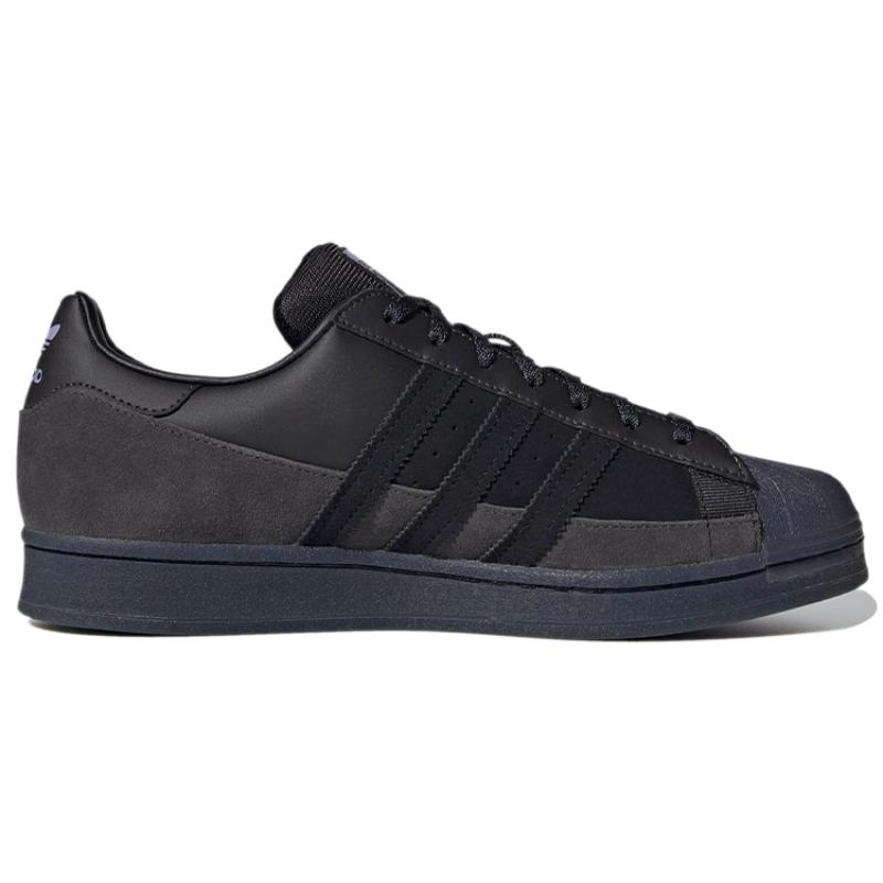 Adidas Superstar Hladká kůže a semišové tenisky FX5564