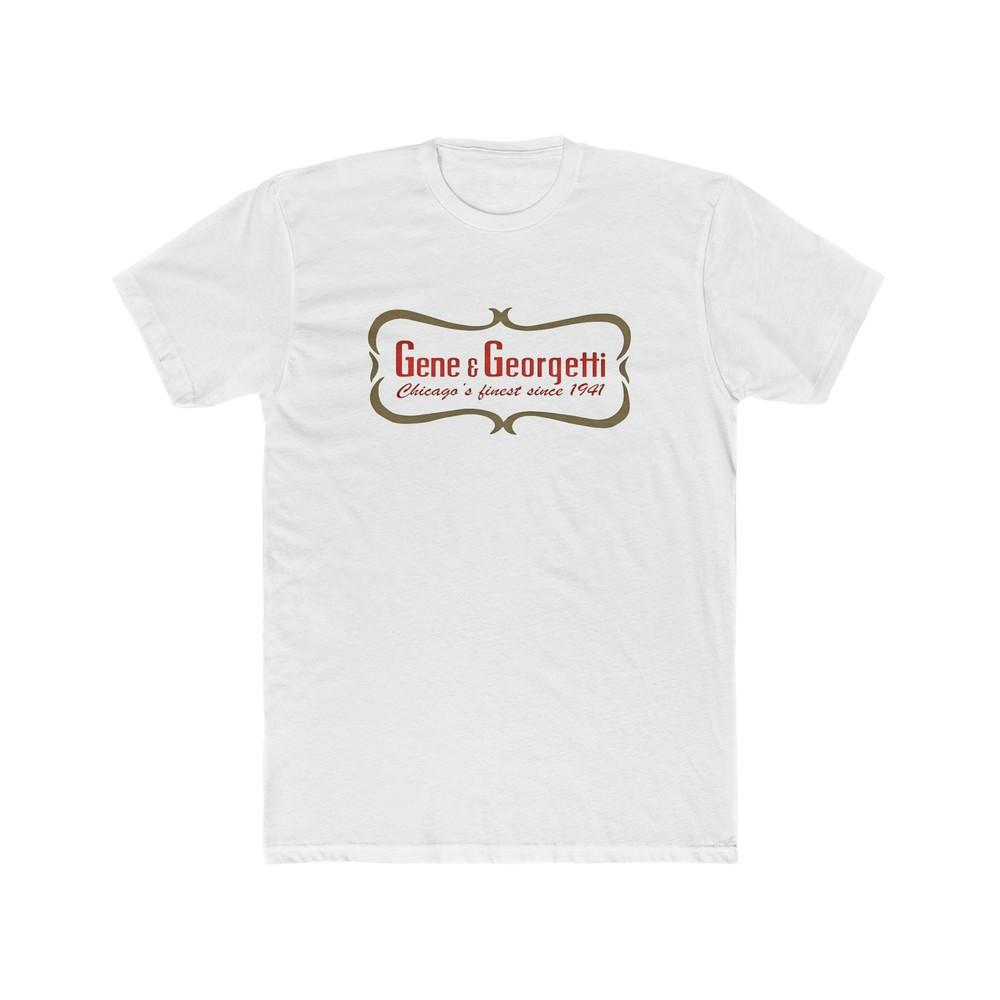 Gene amp; Georgetti Chicago Steakhouse Restaurant Cotton Crew Tee Unisex T-Shirt S