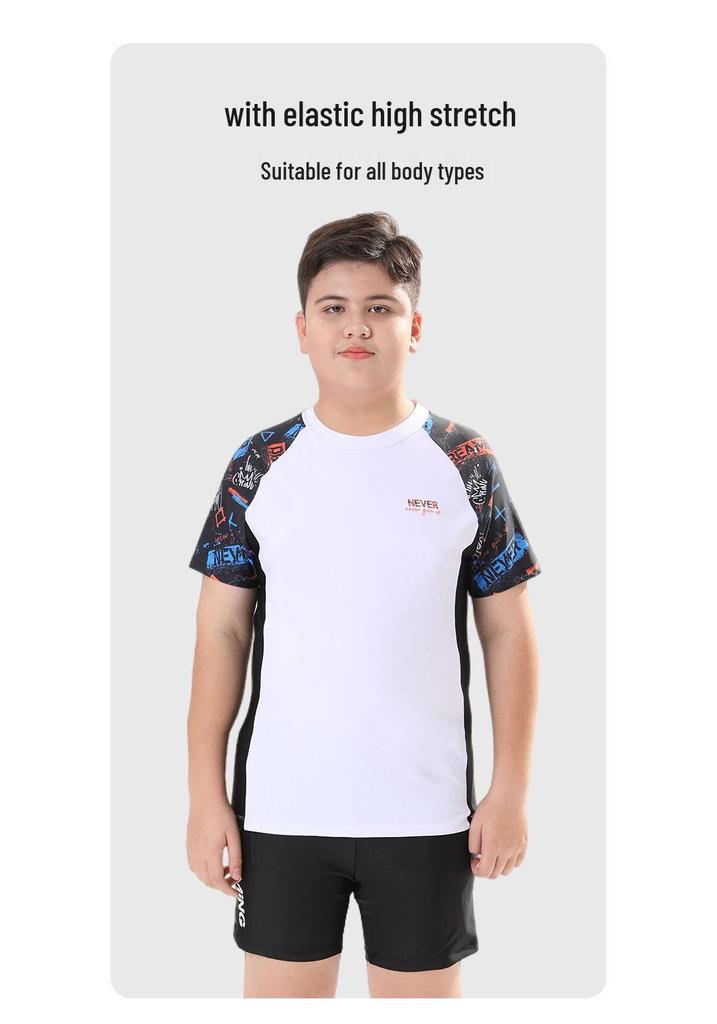 Plus Size Swimsuit for Kids & Teens: Boys' & Girls' Split Swimwear for Larger Sizes
