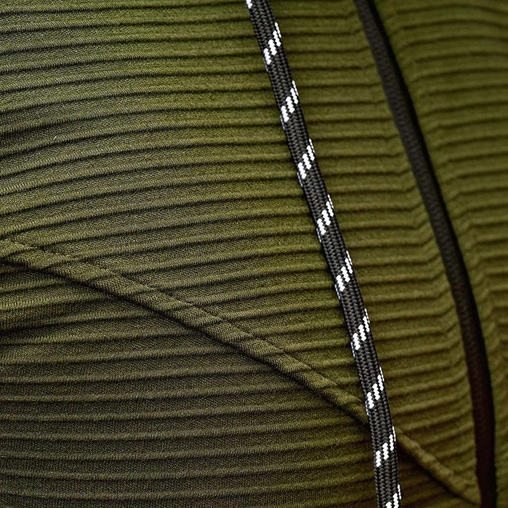 Men's Spring & Round Neck Hooded Colour Blocking Cardigan Sweatshirt Suit