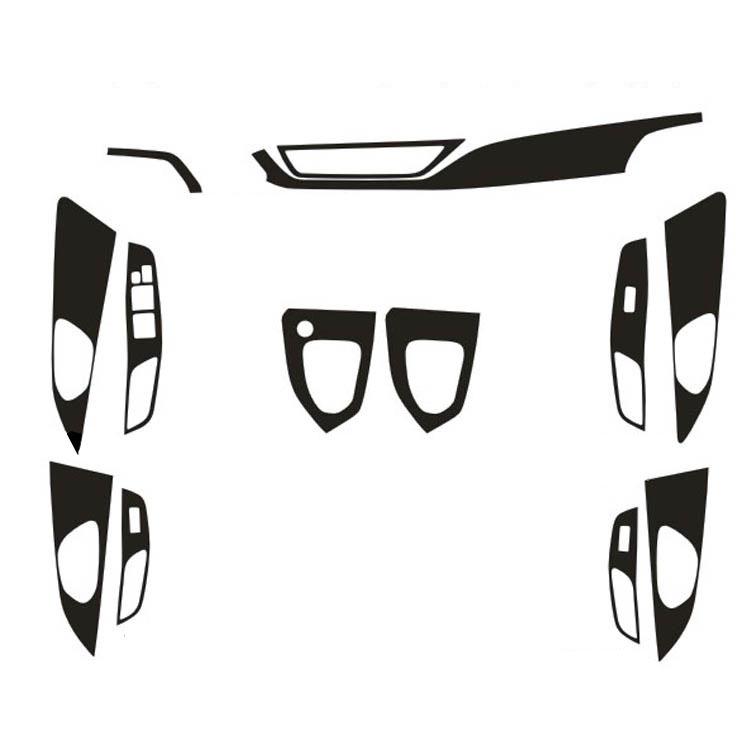 Southeast A5 Wing Dance Console Gear Shift Carbon Fiber Decal (2019-2021 Models)