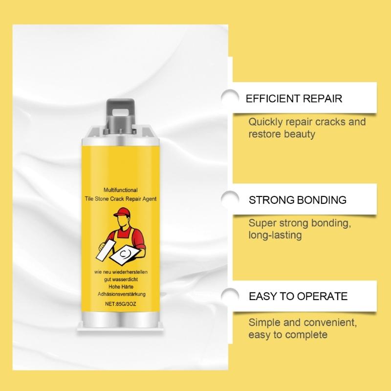 Marble Chip Repair Set Professional Tile And Marble Crack Repair Glues Ceramic Floor Tiles Potholes Repair Pastes