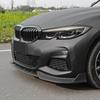 Front Bumper Lip Spoiler Splitter Diffuser Body Kit Tuning ABS Canard Lip Protector Cover For BMW 3 Series G20 G21 G28 2019-2022