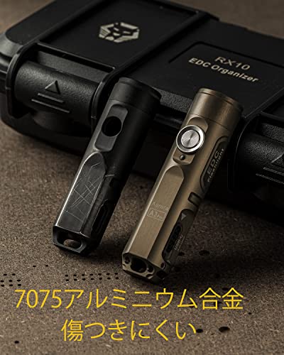 RovyVon Aurora A3Pro G4 7000K LED Keychain Flashlight, 700 Lumens Super Bright EDC Mini, Small Size, Waterproof, USB-C Charging, Perfect for Gifting,