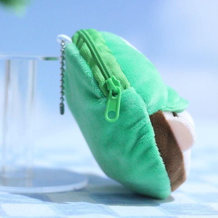 Adorable Super Mario Plush Toy Coin Purse Keychain Soft Doll Accessory For Kids