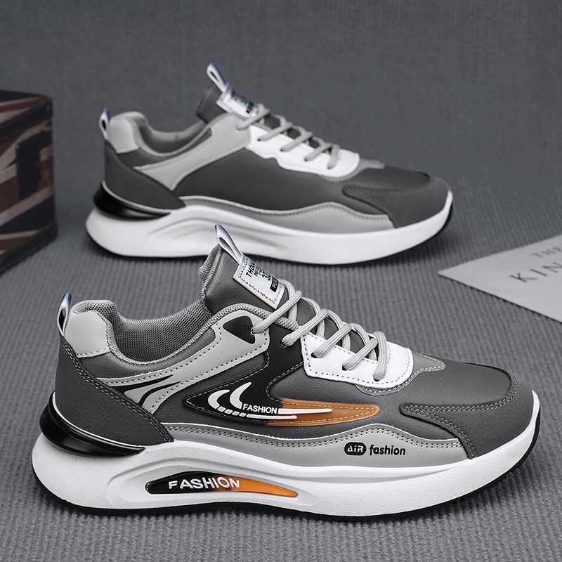 Autumn New 2025 Shoes Men's Sports Shoes Trend Versatile Casual Dad Shoes Soft Sole Non-slip Running Shoes