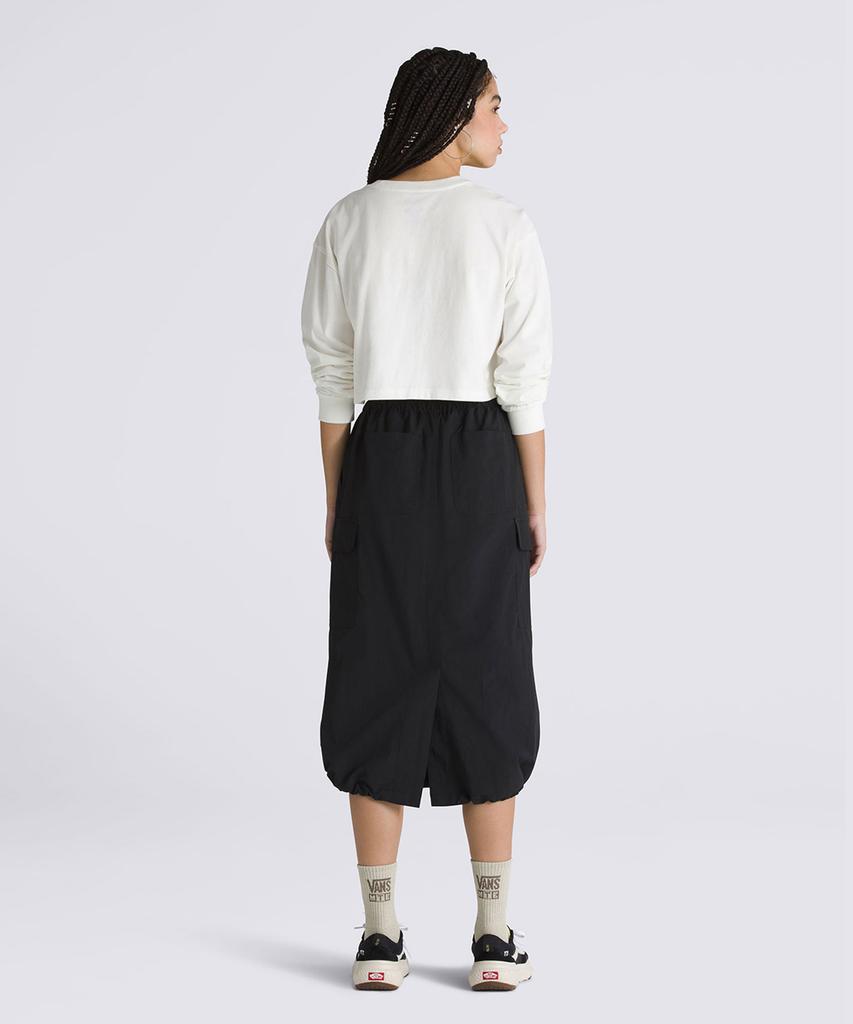 Vans Riley Parachute Cargo Skirt - Black / Vn000Hqbblk1