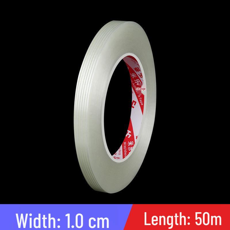 Strong Adhesive Striped Fiber Tape: Mold Fixing, Electrical Appliance Binding, No-Residue Packaging