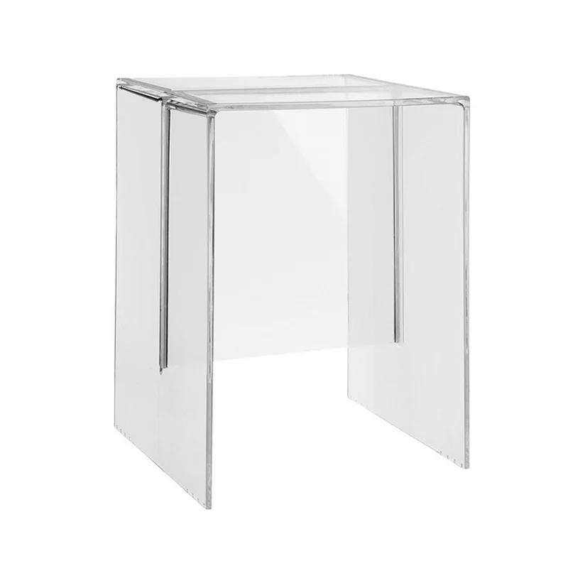 Nordic Acrylic Sofa Side Table Living Room Home Minimalist Mini Coffee Table Ins Creative Transparent Bedside Small Table