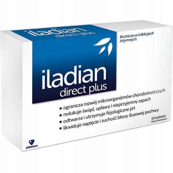 Iladian Direct Plus 10 vaginálnych tabliet