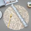 2 Pieces Non-Slip Round Table Mat Hollow Out Coaster Table Decor PVC Place Mat  Coffee Dining
