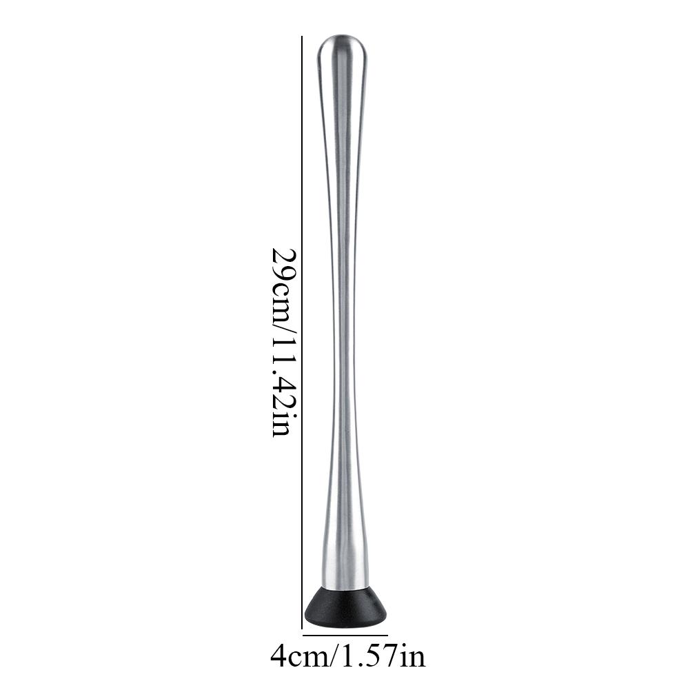 Barware Long Handle Stainless Steel  Cocktail Muddler Mojito Fruit Mixer DIY Drink Wine Barware Tool Stainless Steel Muddler