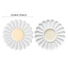 Silicone Daisy Trivet Mat, Large Heat-resistant Pot & Cup Coaster, High-grade Texture for Table Protection.
