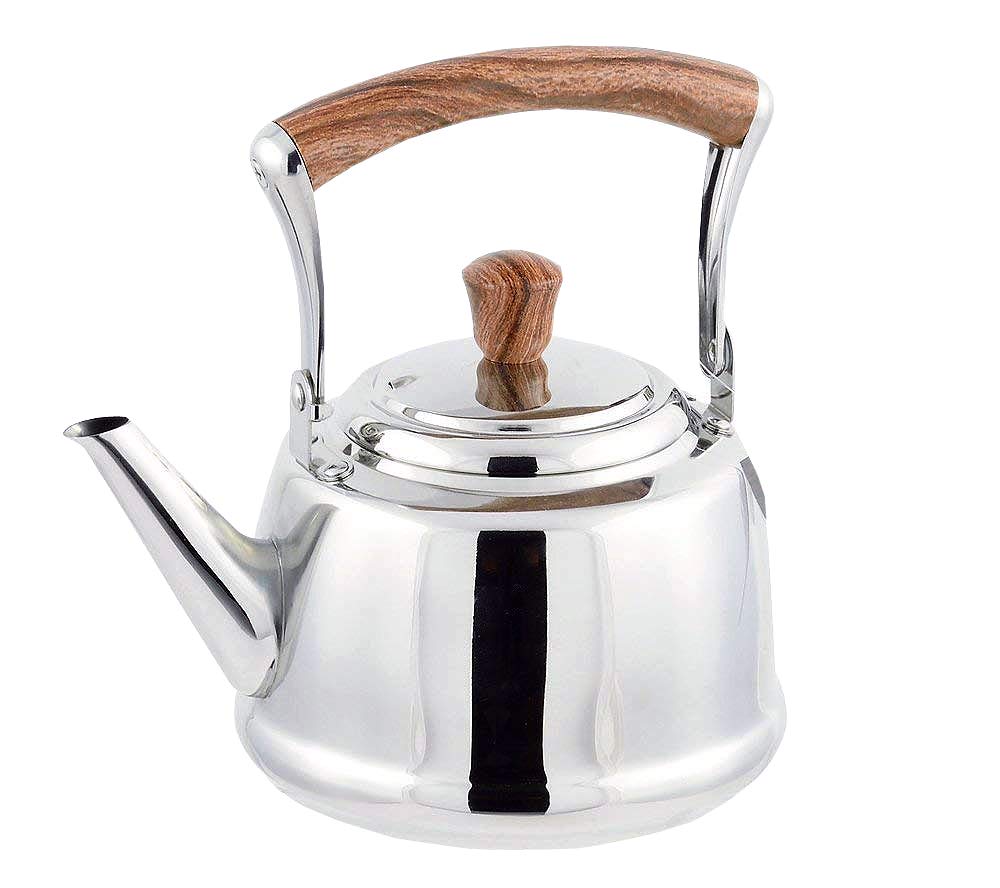 

Pearl Metal Woodypal Stainless Steel Kettle, 1.6L, Induction Compatible, HB-3178