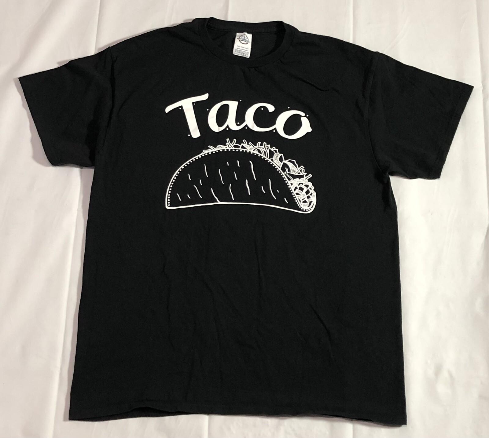 Taco Tuesday T Shirt Mens Large Graphic Print Foodie Funny Wacky Humor Black Tee XXL