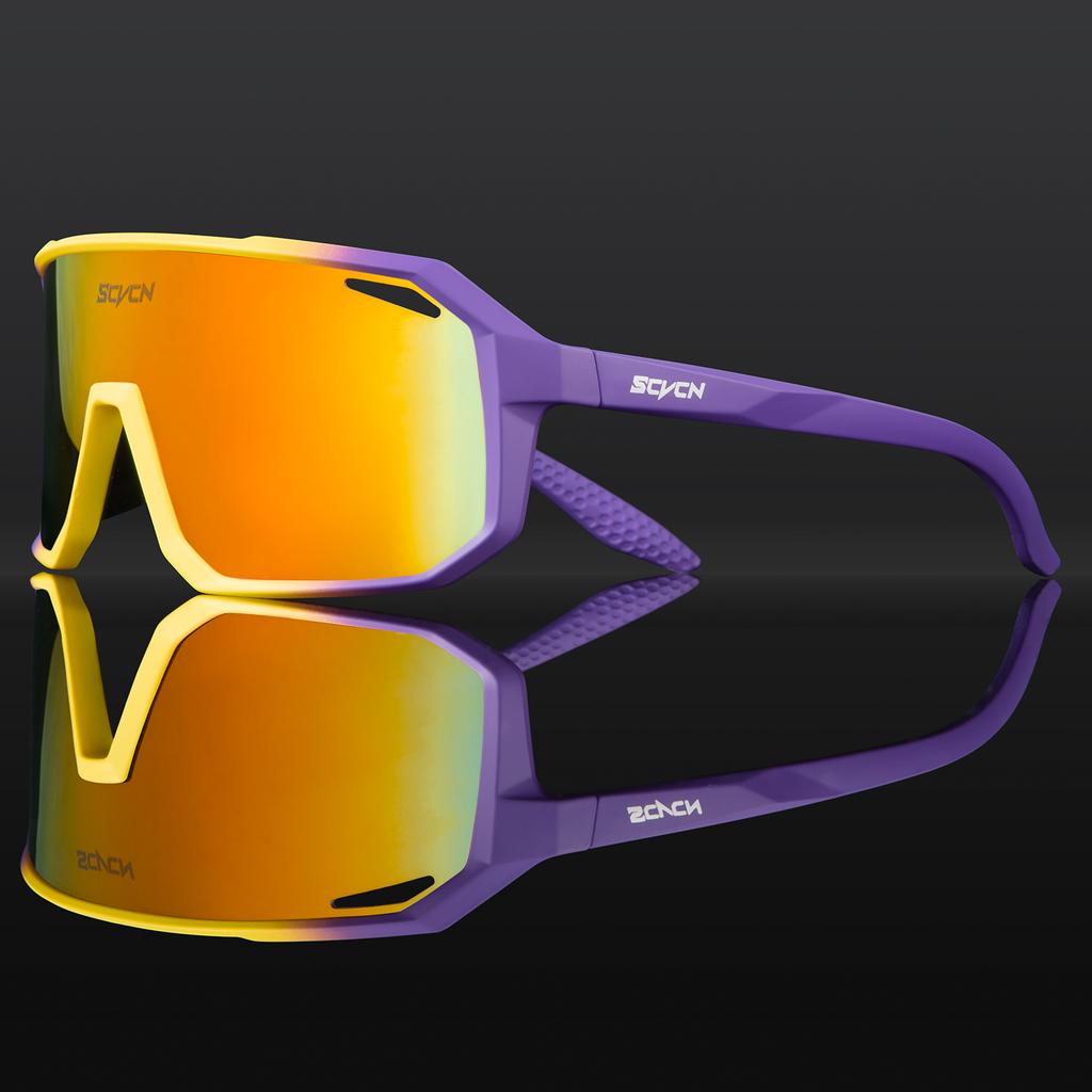SCVCN Fashion Sunglasses Street Outdoor Cycling Glasses Sports Bike for Men Eyewear MTB UV400 Goggles Bicycle Riding Sunglasses 7