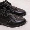 Mode 2025 Damenabsätze Brogues Oxford Schuhe Runde Zehenpartie Plateau Oxfordschuhe Neue Büro-Pumps Brogues Lochmuster-Pumps für Damen