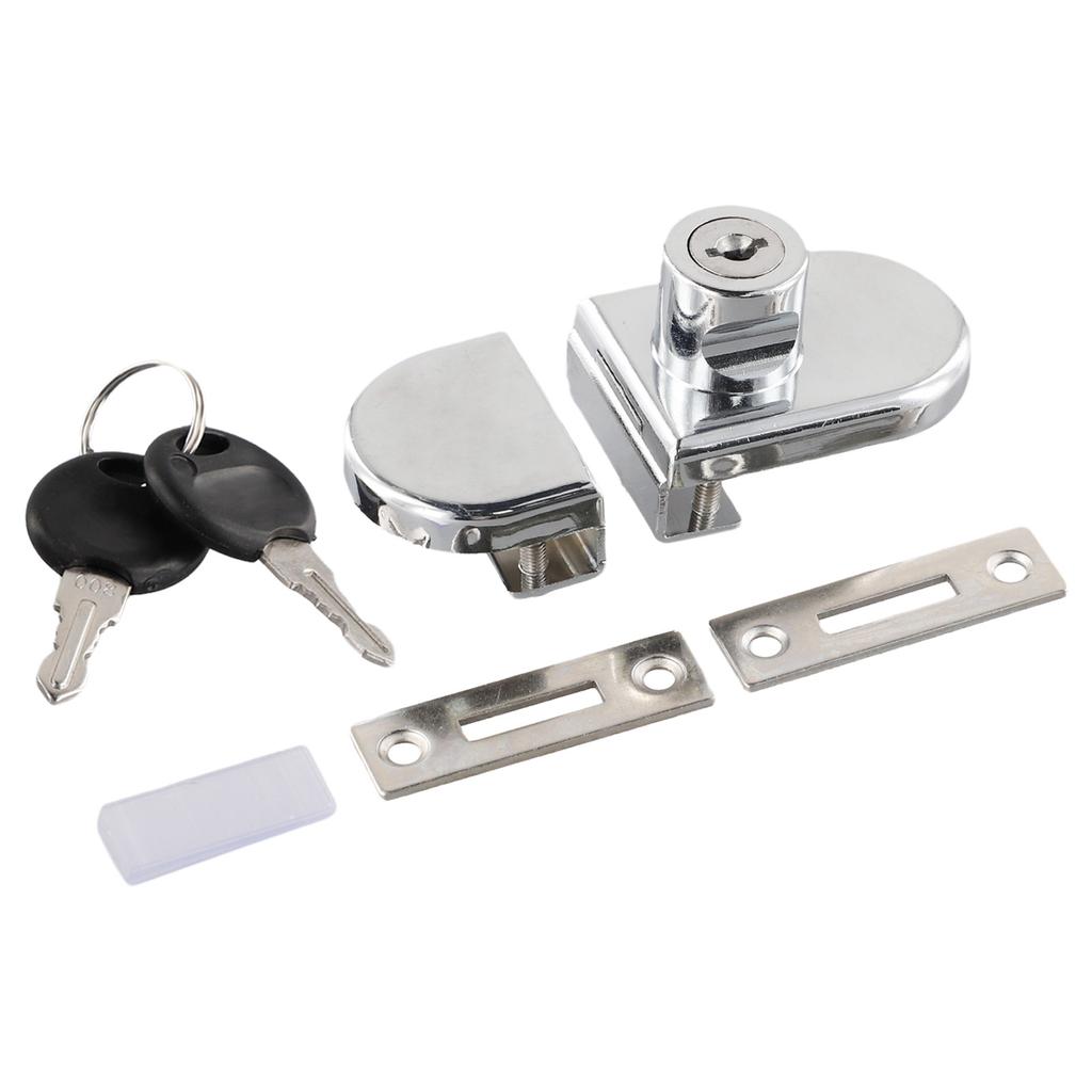 Door Lock Glass Cabinet Display For 5-8mm Thick Glass