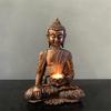 Resin Crafts Handmade Fine Workmanship 2 Colors Smooth Surface Buddha Statue for Bedroom