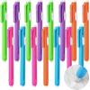Teling 15 Pcs Retractable Mechanical Eraser Pen, School Pen-Style Erasers Pencil Click Bulk for School Office Painting Writing Drawing Drafting