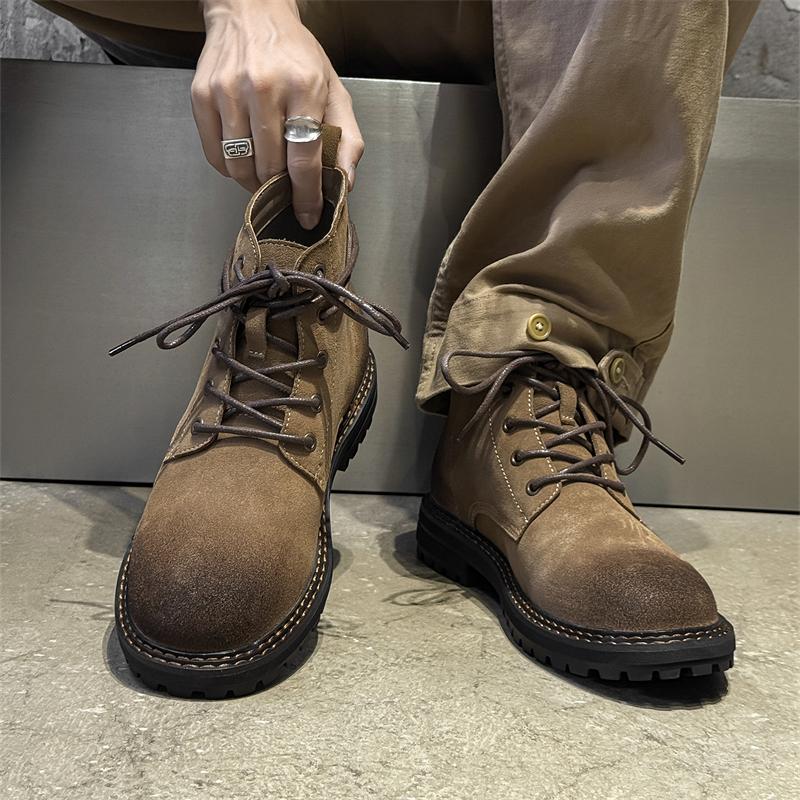 Fashion Autumn and Winter Men's Boots Luxury Designer Classic Style Daily Casual Party Outdoor Retro High-quality Boots Trendy and Youth