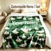 Other Similar Designs Theme Custom Blanket Personalized Name & Text Customized Soft Warm Throw Blanket Home Decor