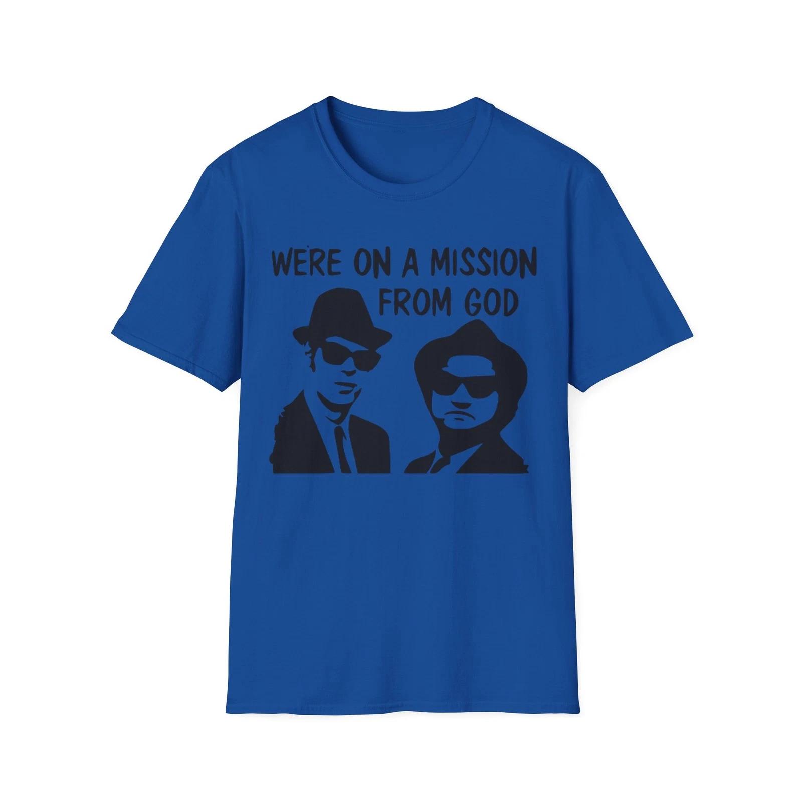 We re On A Mission From God T Shirt 2XL