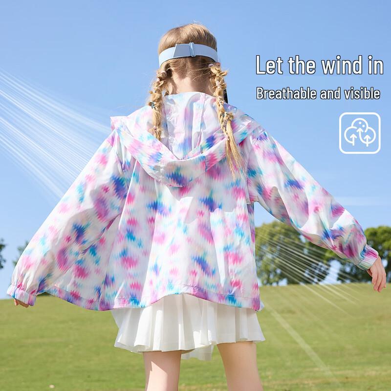 ASK JUNIOR Girls' Summer UV Protection Cooling Jacket