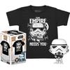 Pocket Pop! &amp; Tee - Star Wars - Stormtrooper - Taille M (kd)