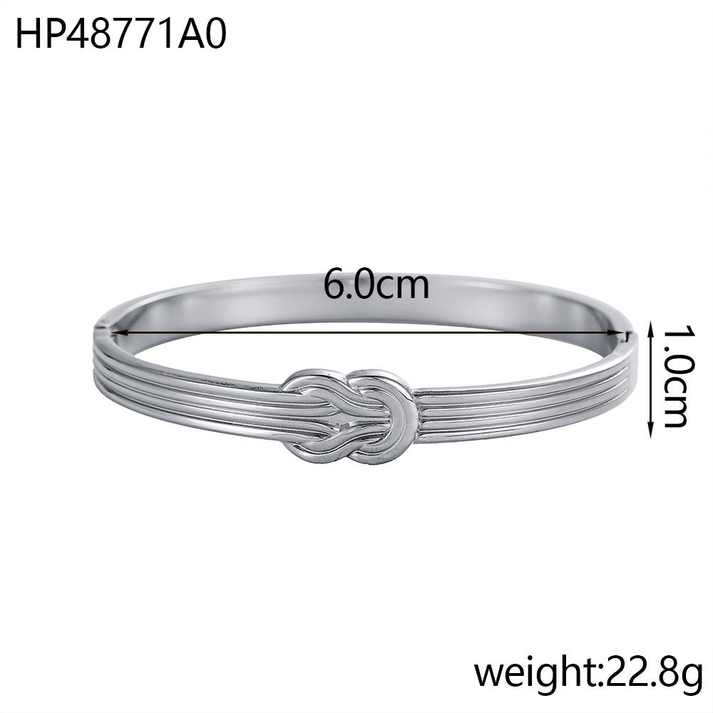 CARLIDANA Fashion Stainless Steel Jewelry 18k Gold Plated Luxury Hollow Bracelet Leaf Shape Open Cuff Bangle for Women Girls