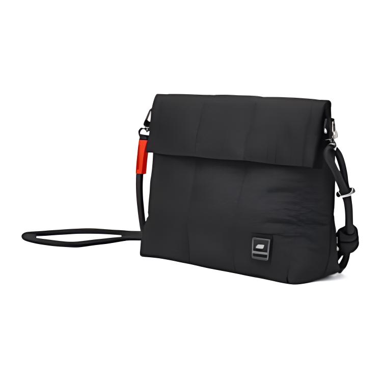 New Skechers Fabric Crossbody Bag Shoulder Bag Regular Unisex Carbon Black L424U013-0018